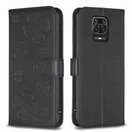 Four-leaf Embossed Leather Phone Case, For Xiaomi Redmi 9, For Xiaomi Redmi Note 9, For Xiaomi Redmi Note 9 Pro Max, For Xiaomi Redmi Note 8T