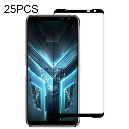 25 PCS Full Glue Full Screen Tempered Glass Film, For Asus Rog Phone 3