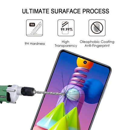 For Xiaomi Redmi Note 9 Global 25pcs Full Glue Full Screen Tempered Glass Film, For Samsung Galaxy M51, For Samsung Galaxy A01 Core