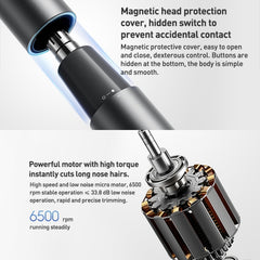 Original Xiaomi Mijia Electric Nose Hair Trimmer Portable Nose Ears Hair Eyebrow Clipper