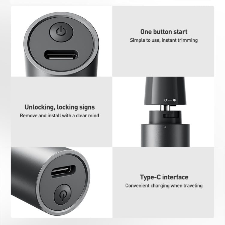 Original Xiaomi Mijia Electric Nose Hair Trimmer Portable Nose Ears Hair Eyebrow Clipper