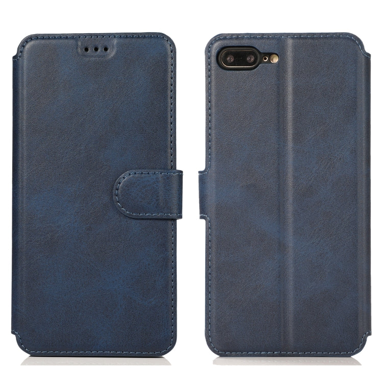 Calf Texture Magnetic Buckle Horizontal Flip Leather Case with Holder & Card Slots & Wallet & Photo Frame, For iPhone 6 / 6s, For iPhone 7 / 8, For iPhone 7 Plus / 8 Plus, For iPhone X / XS