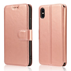 Calf Texture Magnetic Buckle Horizontal Flip Leather Case with Holder & Card Slots & Wallet & Photo Frame, For iPhone 6 / 6s, For iPhone 7 / 8, For iPhone 7 Plus / 8 Plus, For iPhone X / XS, For iPhone XR