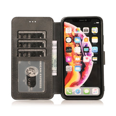Horizontale Klapphülle aus Leder mit magnetischer Schnalle und Kalbslederstruktur, mit Halter &amp; Kartenfächern &amp; Geldbörse &amp; Bilderrahmen, für iPhone XS Max, für iPhone 12 mini, für iPhone 12 Pro Max, für iPhone 12 / 12 Pro