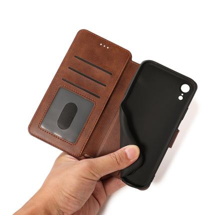 Horizontale Klapphülle aus Leder mit magnetischer Schnalle und Kalbslederstruktur, mit Halter &amp; Kartenfächern &amp; Geldbörse &amp; Bilderrahmen, für iPhone XS Max, für iPhone 12 mini, für iPhone 12 Pro Max, für iPhone 12 / 12 Pro
