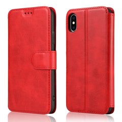 Calf Texture Magnetic Buckle Horizontal Flip Leather Case with Holder & Card Slots & Wallet & Photo Frame, For iPhone XS Max, For iPhone 12 mini, For iPhone 12 Pro Max, For iPhone 12 / 12 Pro