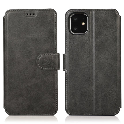 Calf Texture Magnetic Buckle Horizontal Flip Leather Case with Holder & Card Slots & Wallet & Photo Frame, For iPhone 12 / 12 Pro