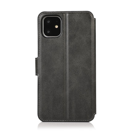 Calf Texture Magnetic Buckle Horizontal Flip Leather Case with Holder & Card Slots & Wallet & Photo Frame, For iPhone 12 / 12 Pro