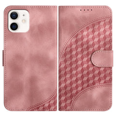 YX0060 Elephant Head Embossed Phone Leather Case with Lanyard, For iPhone 12/12 Pro, For iPhone 12 Pro Max, For iPhone 12 mini