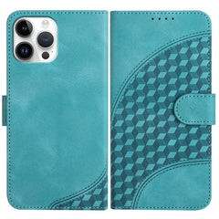 YX0060 Elephant Head Embossed Phone Leather Case with Lanyard, For iPhone 12/12 Pro, For iPhone 12 Pro Max, For iPhone 12 mini