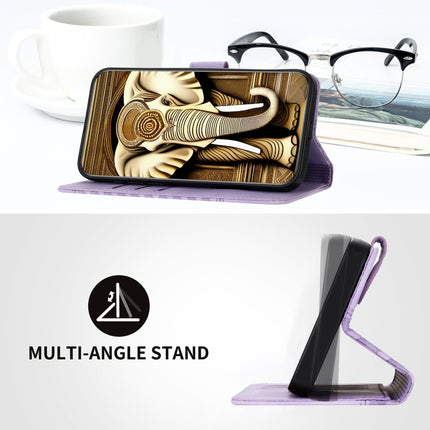 YX0060 Elephant Head Embossed Phone Leather Case with Lanyard, For iPhone 12 mini, For iPhone 11 Pro Max, For iPhone 11