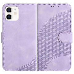 YX0060 Elephant Head Embossed Phone Leather Case with Lanyard, For iPhone 12/12 Pro, For iPhone 12 Pro Max, For iPhone 12 mini