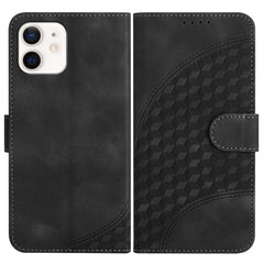 YX0060 Elephant Head Embossed Phone Leather Case with Lanyard, For iPhone 12/12 Pro, For iPhone 12 Pro Max, For iPhone 12 mini