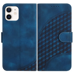 YX0060 Elephant Head Embossed Phone Leather Case with Lanyard, For iPhone 12/12 Pro, For iPhone 12 Pro Max, For iPhone 12 mini