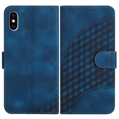 YX0060 Elephant Head Embossed Phone Leather Case with Lanyard, For iPhone XS / X, For iPhone XR, For iPhone XS Max, For iPhone 8 Plus / 7 Plus