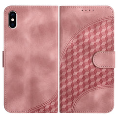 YX0060 Elephant Head Embossed Phone Leather Case with Lanyard, For iPhone XS / X, For iPhone XR, For iPhone XS Max, For iPhone 8 Plus / 7 Plus