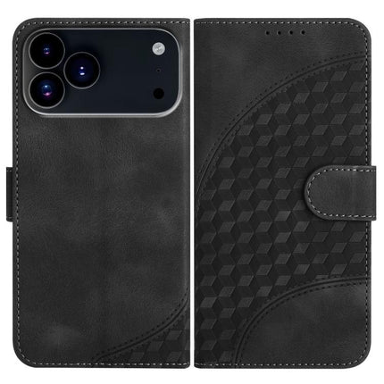 YX0060 Elephant Head Embossed Phone Leather Case with Lanyard, For iPhone 17e / 16e, For iPhone 17 Pro Max, For iPhone 17 Pro