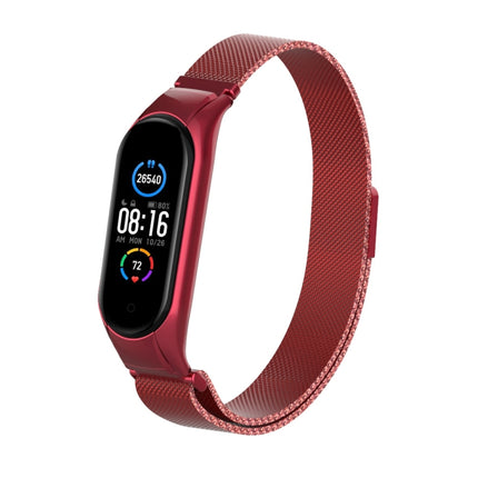 Milano Solid Color Magnetic Stainless Steel Strap, For Xiaomi Mi Band 5