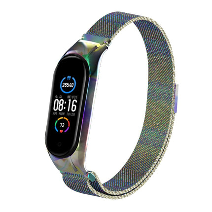 Milano Solid Color Magnetic Stainless Steel Strap, For Xiaomi Mi Band 5