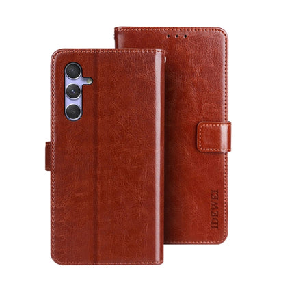 idewei Crazy Horse Texture Leather Phone Case, For Samsung Galaxy A25 5G, For Samsung Galaxy S23 FE 5G