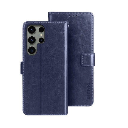 idewei Crazy Horse Texture Leather Phone Case, For Samsung Galaxy S24 Ultra 5G, For Samsung Galaxy S24+ 5G, For Samsung Galaxy S24 5G