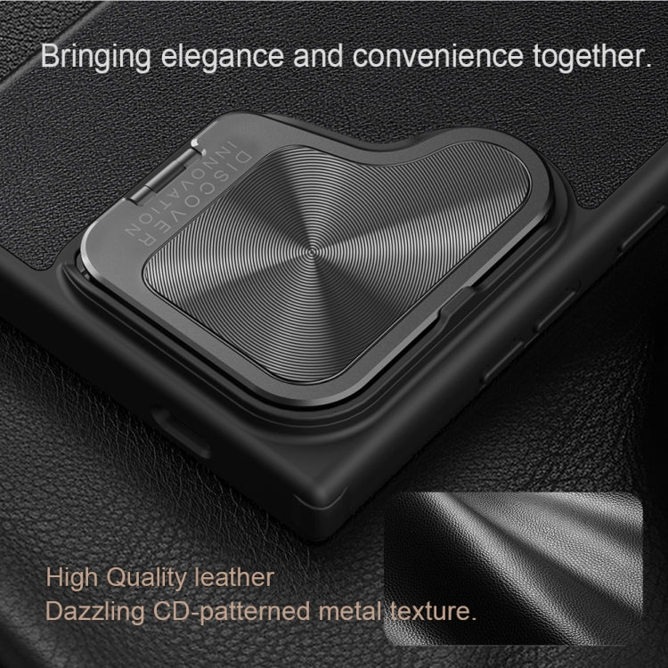 NILLKIN Qin Prop Series Flip Camera Cover Design Leather Phone Case, For Samsung Galaxy S24 Ultra 5G, For Samsung Galaxy S24+ 5G, For Samsung Galaxy S24 5G