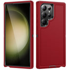 For Samsung Galaxy S24 Ultra 5G / Red + Black
