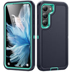 For Samsung Galaxy S24+ 5G / S25+ 5G / Dark Blue + Light Blue