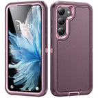 For Samsung Galaxy S24+ 5G / S25+ 5G / Purple + Pink