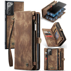 CaseMe-008 Detachable Multifunctional Horizontal Flip Leather Case with Card Slot & Holder & Zipper Wallet & Photo Frame, For Samsung Galaxy Note20 Ultra, For Samsung Galaxy Note20