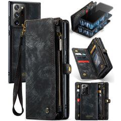 CaseMe-008 Detachable Multifunctional Horizontal Flip Leather Case with Card Slot & Holder & Zipper Wallet & Photo Frame, For Samsung Galaxy Note20 Ultra, For Samsung Galaxy Note20