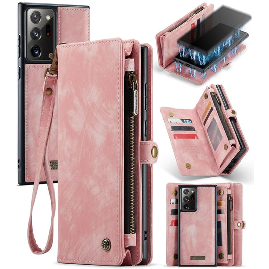 CaseMe-008 Detachable Multifunctional Horizontal Flip Leather Case with Card Slot & Holder & Zipper Wallet & Photo Frame, For Samsung Galaxy Note20 Ultra, For Samsung Galaxy Note20