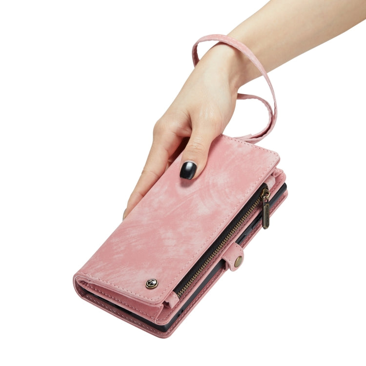 CaseMe-008 Detachable Multifunctional Horizontal Flip Leather Case with Card Slot & Holder & Zipper Wallet & Photo Frame