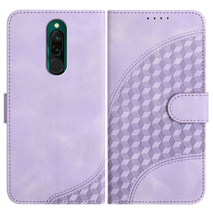 YX0060 Elephant Head Embossed Phone Leather Case with Lanyard, For Xiaomi Redmi 8, For Xiaomi Redmi Note 8 Pro, For Xiaomi Mi CC9e