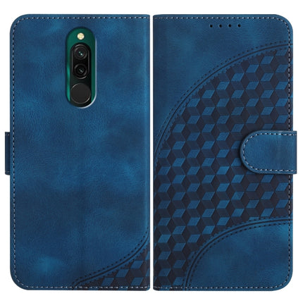 YX0060 Elephant Head Embossed Phone Leather Case with Lanyard, For Xiaomi Redmi 8, For Xiaomi Redmi Note 8 Pro, For Xiaomi Mi CC9e