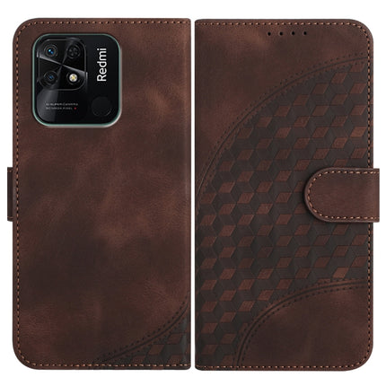 YX0060 Elephant Head Embossed Phone Leather Case with Lanyard, For Xiaomi Redmi 10A 4G, For For Xiaomi Redmi 10C 4G Global/10 India, For Xiaomi Redmi Note 11 4G/Note 11S 4G Global