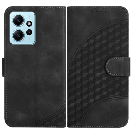 YX0060 Elephant Head Embossed Phone Leather Case with Lanyard, For Xiaomi Redmi Note 12 4G Global, For Xiaomi Redmi Note 12 Pro+ Global, For Xiaomi Redmi Note 12 Pro 5G/Poco X5 Pro