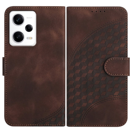 YX0060 Elephant Head Embossed Phone Leather Case with Lanyard, For Xiaomi Redmi Note 12 4G Global, For Xiaomi Redmi Note 12 Pro+ Global, For Xiaomi Redmi Note 12 Pro 5G/Poco X5 Pro