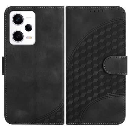 YX0060 Elephant Head Embossed Phone Leather Case with Lanyard, For Xiaomi Redmi Note 12 4G Global, For Xiaomi Redmi Note 12 Pro+ Global, For Xiaomi Redmi Note 12 Pro 5G/Poco X5 Pro