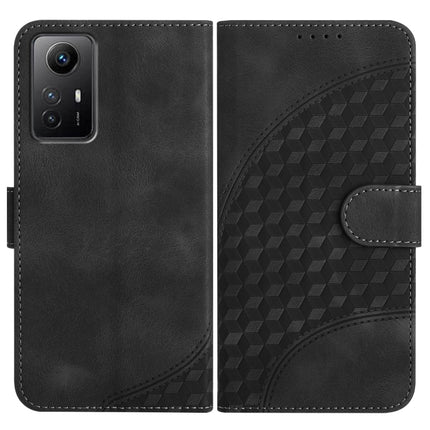 YX0060 Elephant Head Embossed Phone Leather Case with Lanyard, For Xiaomi Redmi K70, For Xiaomi Redmi A3 Pro, For Xiaomi Redmi Note 12S 4G Global
