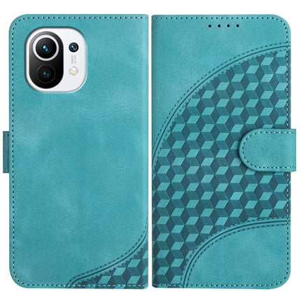 YX0060 Elephant Head Embossed Phone Leather Case with Lanyard, For Xiaomi Redmi 9T/Poco M3, For Xiaomi Mi 11 5G, For Xiaomi Redmi Note 9 4G Global/10X 4G