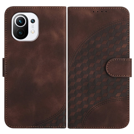 YX0060 Elephant Head Embossed Phone Leather Case with Lanyard, For Xiaomi Redmi 9T/Poco M3, For Xiaomi Mi 11 5G, For Xiaomi Redmi Note 9 4G Global/10X 4G