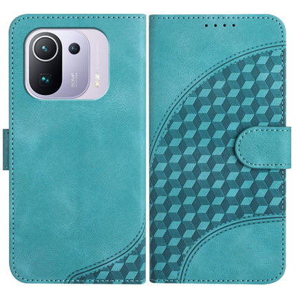 YX0060 Elephant Head Embossed Phone Leather Case with Lanyard, For Xiaomi Redmi Note 10 5G/Poco M3 Pro 5G, For Xiaomi Mi 11 Lite 4G/5G, For Xiaomi Mi 11 Pro