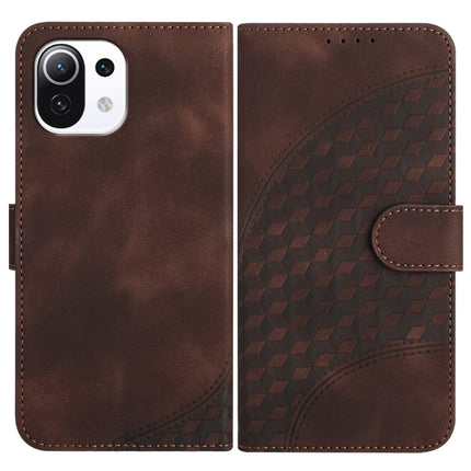 YX0060 Elephant Head Embossed Phone Leather Case with Lanyard, For Xiaomi Redmi Note 10 5G/Poco M3 Pro 5G, For Xiaomi Mi 11 Lite 4G/5G, For Xiaomi Mi 11 Pro