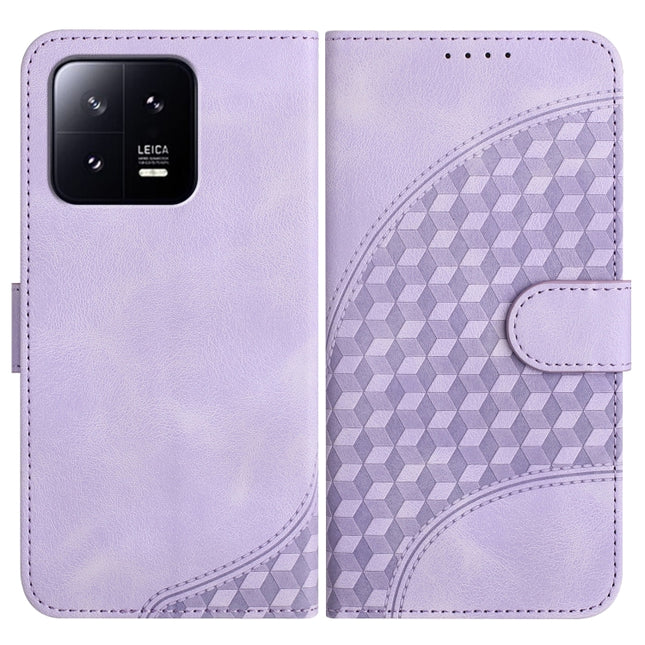 YX0060 Elephant Head Embossed Phone Leather Case with Lanyard, For Xiaomi 13, For Xiaomi Redmi A1+, For Xiaomi Redmi K50 Ultra/12T/12T Pro