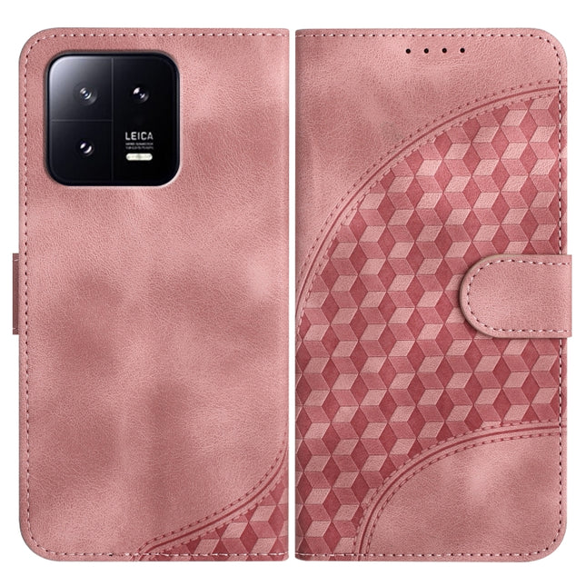 YX0060 Elephant Head Embossed Phone Leather Case with Lanyard, For Xiaomi 13, For Xiaomi Redmi A1+, For Xiaomi Redmi K50 Ultra/12T/12T Pro