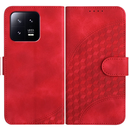 YX0060 Elephant Head Embossed Phone Leather Case with Lanyard, For Xiaomi 13, For Xiaomi Redmi A1+, For Xiaomi Redmi K50 Ultra/12T/12T Pro