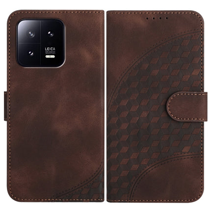 YX0060 Elephant Head Embossed Phone Leather Case with Lanyard, For Xiaomi 13, For Xiaomi Redmi A1+, For Xiaomi Redmi K50 Ultra/12T/12T Pro