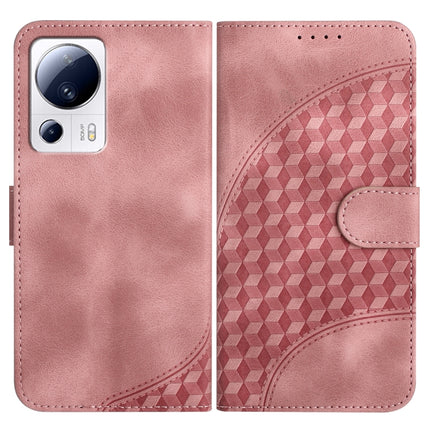 YX0060 Elephant Head Embossed Phone Leather Case with Lanyard, For Xiaomi Redmi Note 12 5G Global/Poco X5 5G, For Xiaomi Civi 2/13 Lite, For Xiaomi 13 Pro