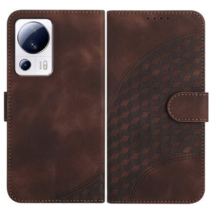 YX0060 Elephant Head Embossed Phone Leather Case with Lanyard, For Xiaomi Redmi Note 12 5G Global/Poco X5 5G, For Xiaomi Civi 2/13 Lite, For Xiaomi 13 Pro